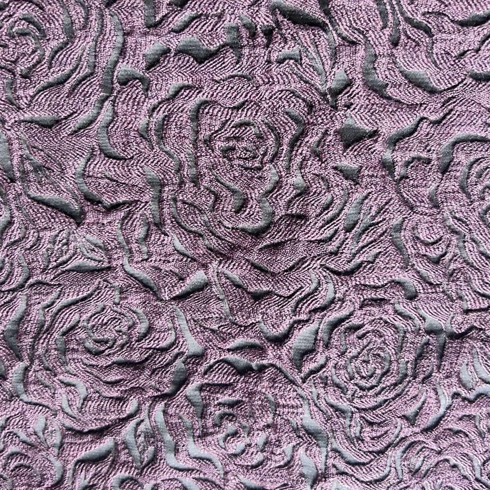 Marlowe made in Italy purple Peplum Skirt Floral print wool blend trumpet - Picture 7 of 9